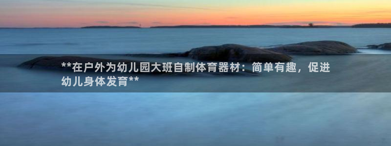 江苏星奥娱乐有限公司报名：**在户外为幼儿园大班自制