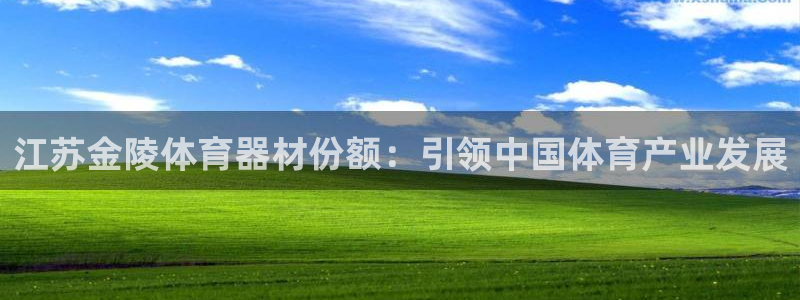 星欧娱乐是正规平台吗知乎：江苏金陵体育器材份额：引领