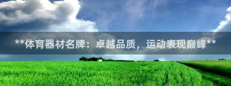 星欧娱乐平台怎么样知乎：**体育器材名牌：卓越品质，