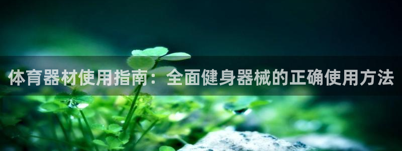 星欧娱乐法最新进展：体育器材使用指南：全面健身器械的