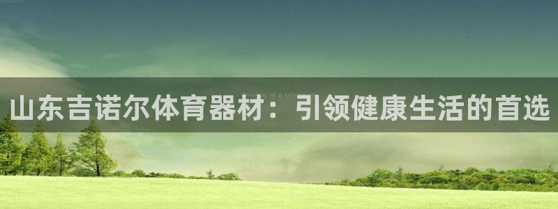 星欧娱乐联和哪个品牌合作：山东吉诺尔体育器材：引领健
