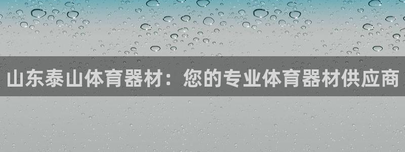 星欧娱乐最建议买的三个游戏是什么：山东泰山体育器材：