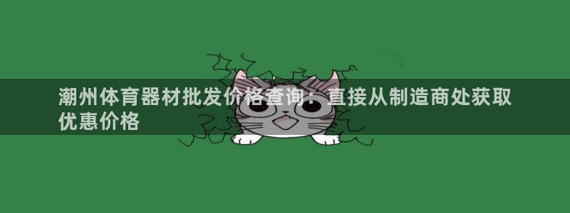 星欧娱乐联最新新闻：潮州体育器材批发价格查询：直接从