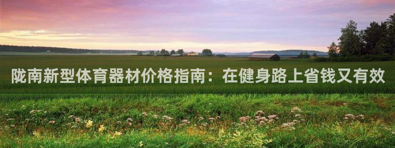 星欧娱乐平台怎么样啊安全吗：陇南新型体育器材价格指南