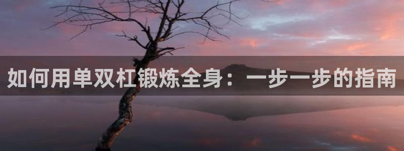星娱乐包月是干嘛的：如何用单双杠锻炼全身：一步一步的