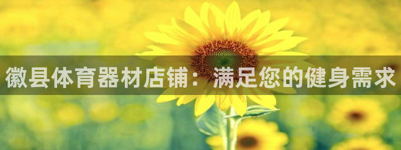 星澳娱乐公司简介：徽县体育器材店铺：满足您的健身需求