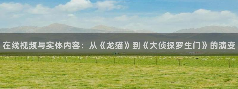亚洲影院aaaa：在线视频与实体内容：从《龙猫》到《大侦探罗生门》的演变
